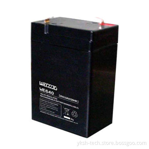 Lead-acid Car Battery for E-bikes with 6V Nominal Voltage, 4.0Ah Capacity